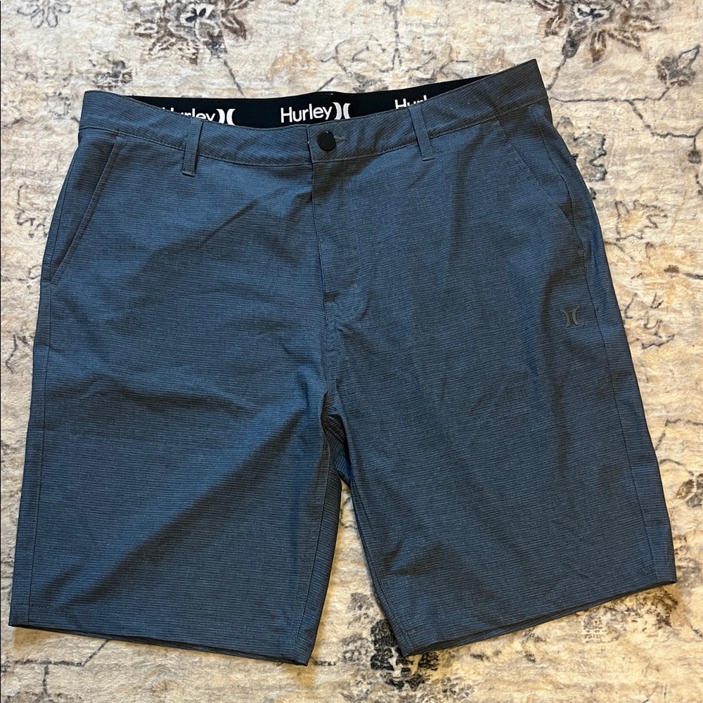 Hurley Men's Dark Blue Hybrid Walk Shorts